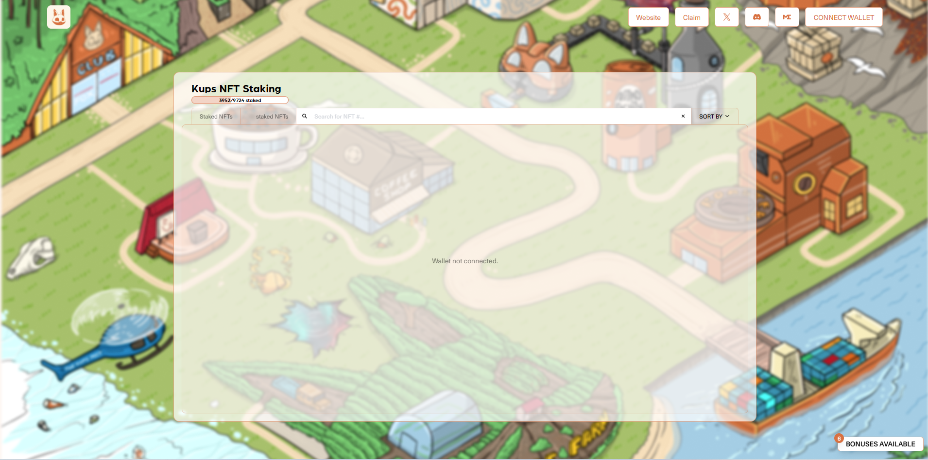 Kups NFT Staking
